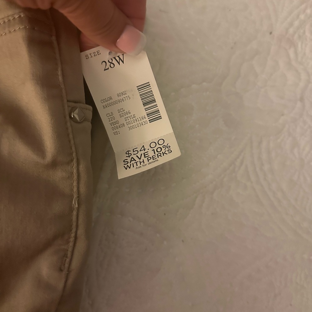 Catherines Women’s Khaki Chinos - Picture 4 of 6